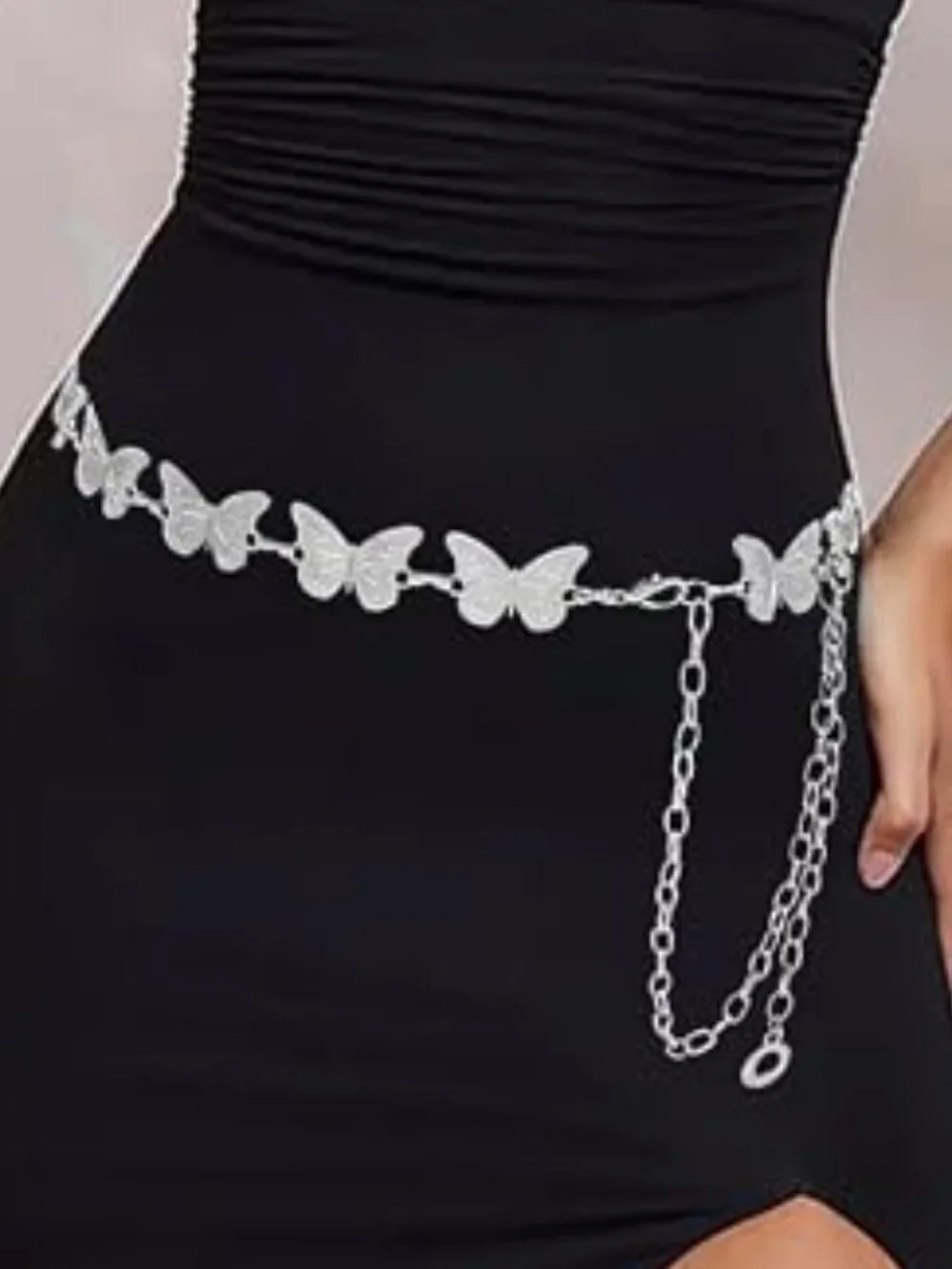 8-Way Metal Waist Chain for Women & Girls | Adjustable Belly Chain